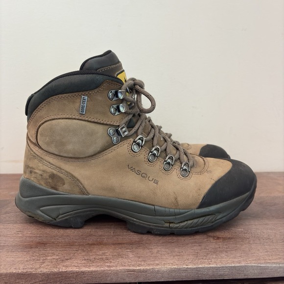 Vasque Gore-Tex Hiking Boots Mens 9 Wasatch GTX Brown Vibram Leather Gorpcore - Picture 10 of 12